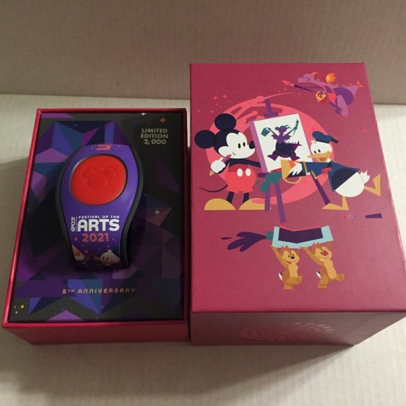 NEW 2021 Disney Parks EPCOT Festival Of The Arts Magic Band LE 2000 - Picture 5 of 12